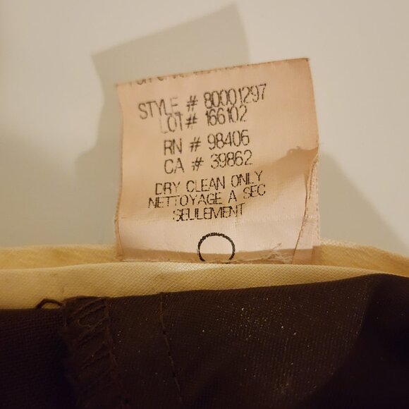 Excellent!!| US SZ 2| Theory: Dark Brown Dress Wool Pants - Picture 9 of 12